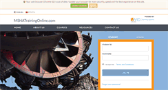 Desktop Screenshot of mshatrainingonline.com